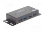 LOGILINK Hub USB 3.0 avec 4 ports USB A et port USB B micro