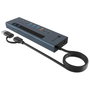 Icy IB-HUB1742CR-C2PD Hub 11-en-1 USB-C avec PD et Lecteur de cartes, Argent