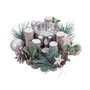 BigBuy Home Bougeoirs de Noël Multicouleur 13 x 13 x 8 cm