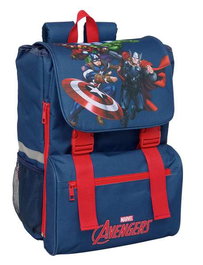 Safta Mochila extensible Avengers - Sac à dos 18,5 x 41 x 15 cm pour enfants, âge minimum 3 ans