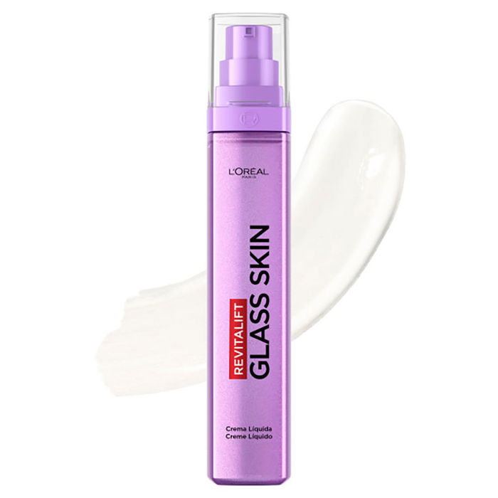 L'Oréal Paris Crème Liquide REVITALIFT GLASS SKIN 50 ml Acide Hyaluronique Vitamine C