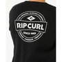 Sweat sans capuche homme Rip Curl Stapler Crew Noir L
