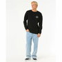 Sweat sans capuche homme Rip Curl Stapler Crew Noir L