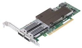 Broadcom Carte Réseau PCI Express 4.0 x16 Dual-Port 100 Gb/s QSFP56 Ethernet