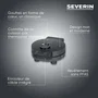 Severin WA2116 Gaufrier 1200 W Noir avec Revêtement Céramique Antiadhésif et Formes de Cœur