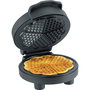 Severin WA2116 Gaufrier Formes de cœur Noir