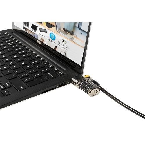 Dell Clicksafe Câble antivol à combinaison pour ordinateur portable - Sécurité Kensington/Noble, 1.8m, 10000 codes, acier carbone