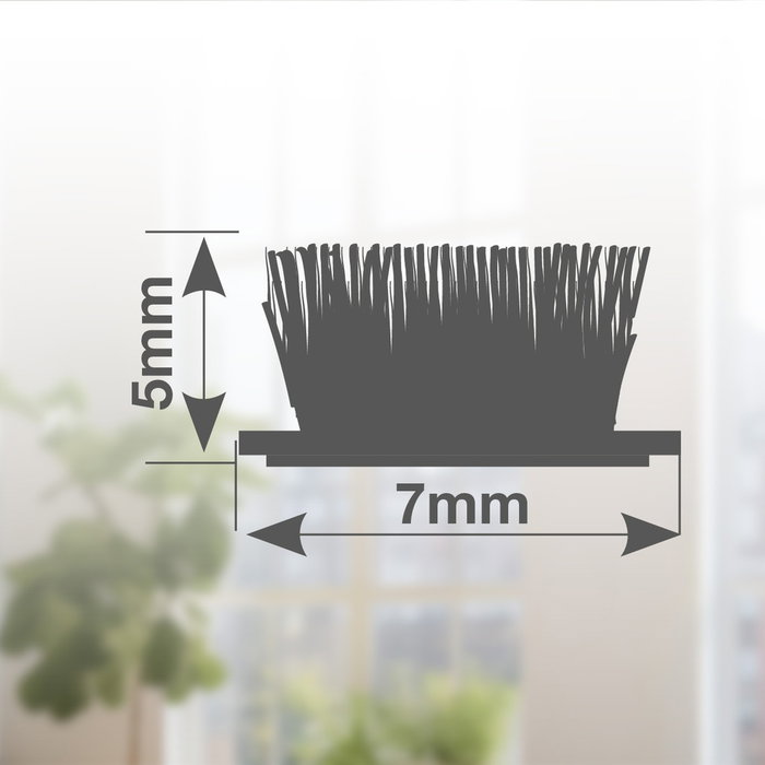 Hantums Rouleau de joint adhésif avec franges 6M