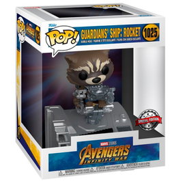 Funko Pop Deluxe Marvel Gardiens de la Galaxie Rocket Guardians Ship Rocket Exclusive