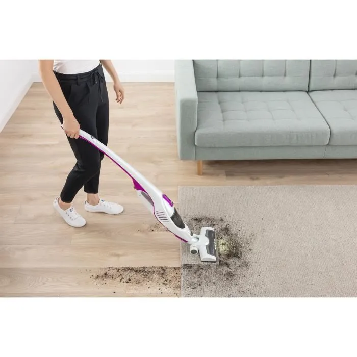 Sencor SVC 7814VT Aspirateur balai sans fil 2-en-1, Blanc / Violet