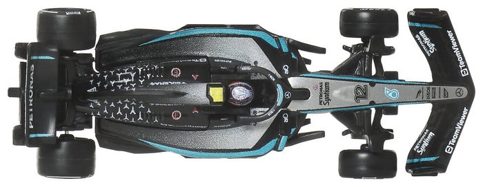 Mattel Hot Wheels Premium Pack de 2 Véhicules Formule 1 Team Mercedes-AMG PETRONAS 1:64