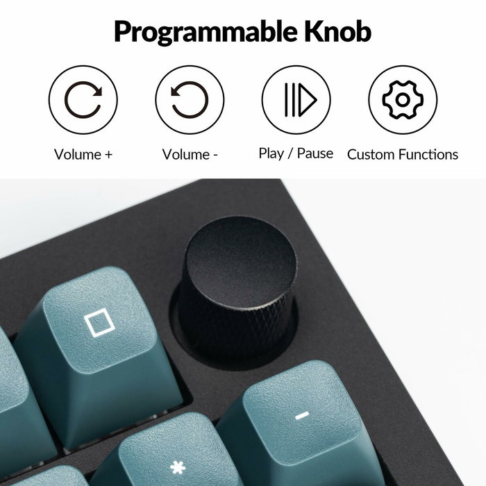 Keychron Q5 Pro Clavier mécanique gamer ANSI Noir avec switchs Red et rétroéclairage RGB Keychron Q5 Pro Clavier mécanique gamer ANSI Noir avec switchs Red et rétroéclairage RGB