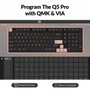Keychron Q5 Pro Clavier mécanique gamer ANSI Noir avec switchs Red et rétroéclairage RGB