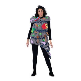 My Other Me Déguisement Tornado Robe avec Accessoires Taille Unique Adulte One Size - Multicolor