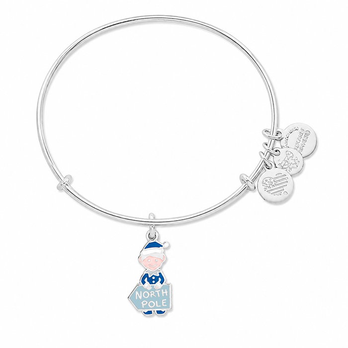Alex And Ani Bracelet Elfo Finition Brillante Gris Alex And Ani Bracelet Elfo Finition Brillante Gris