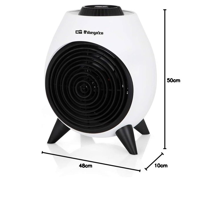 Orbegozo 17365 Noir 1000 W 2000 W Orbegozo 17365 Noir 1000 W 2000 W