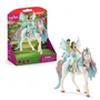 Schleich 70569 Bayala - Figurine Fée Eyela avec Licorne de Princesse, Coffret Princesse Volante avec Baguette Magique, Cadeau Enfant 5-12 ans