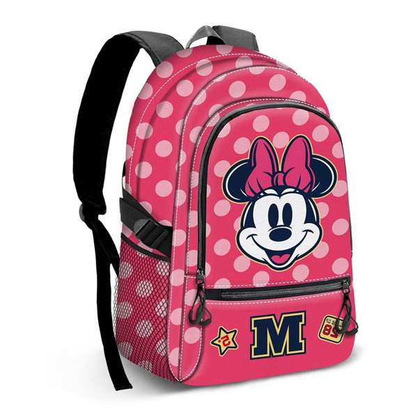 Karactermania Fight FAN 2.2 Minnie Mouse - Sac à dos léger urbain pour enfant avec compartiment, bretelles réglables - 44 x 31 x 18 cm