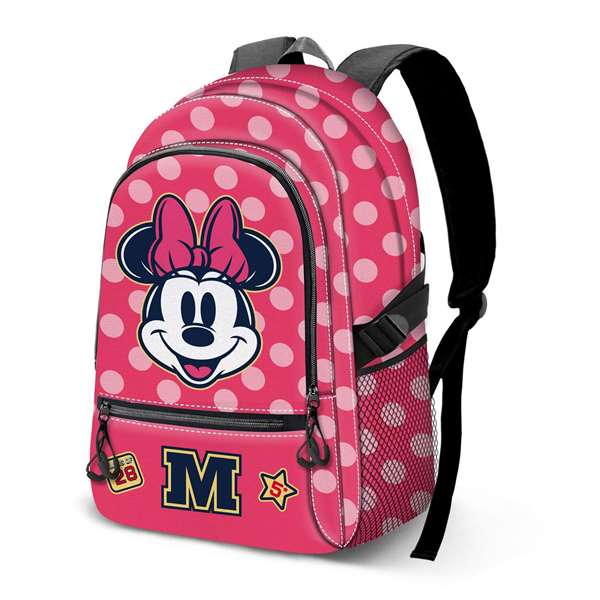 Karactermania Fight FAN 2.2 Minnie Mouse - Sac à dos léger urbain pour enfant avec compartiment, bretelles réglables - 44 x 31 x 18 cm