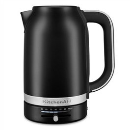 KitchenAid 5KEK1701 EBM Bouilloire électrique 1.7L Noir mat avec réglage précis de la température (50°C à 100°C)
