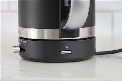 KitchenAid 5KEK1701 EBM Bouilloire électrique 1.7L Noir mat avec réglage précis de la température (50°C à 100°C)