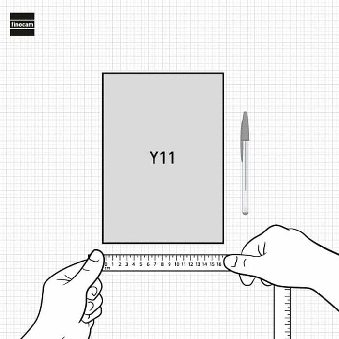 Planificateur mensuel Finocam Gris Papier 16,5 x 24 cm