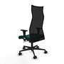 Piqueras y Crespo Chaise de Bureau Albacete Vert Bouteille et Noir