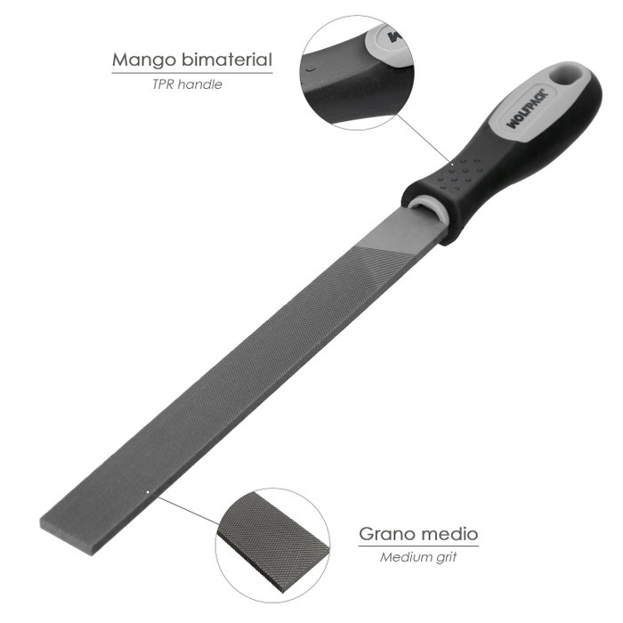 WOLFPACK LINEA PROFESIONAL Lime Maurer à manche parallèle mi-douce 4"