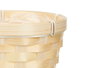 Ibergarden Cache-pot Rond en Bambou Tressé 15 cm x 13 cm Naturel (Set de 24)