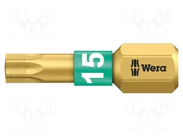 WERA Embout de tournevis Torx® TX15 1/4 pouce 25 mm