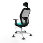 Piqueras y Crespo Chaise de Bureau 1D086G1 Turquoise