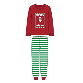 Cerda Pijama Long en Jersey The Elf de Noël pour Enfant 8 Ans - Rouge