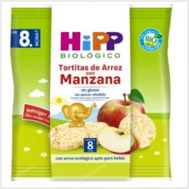 HIPP Galettes de riz à la pomme 8 mois 38g BIO