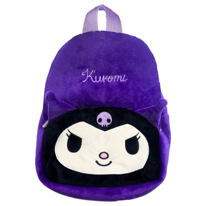 MANENTI Sac à dos peluche Kuromi Hello Kitty 30cm