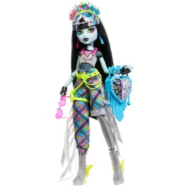 Monster High Poupée Monster Fest Frankie Stein Hxh79 Mattel avec Accessoires (Langues Multiples) - Jeu pour Enfants +4 ans
