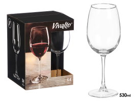 VIVALTO Copa Redonda Transparente 530ml (Pack de 24)