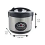 Solis Rice Cooker Duo Programm 817, 1,2L, Argent / Noir