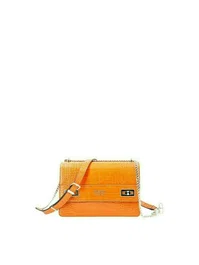 Guess Sac Bandoulière Katey Rabat Xbody Convertible Orange