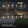 GSC Evolution Applique solaire LED Kolam Blanche 3W 4000K avec capteur de mouvement et crépusculaire