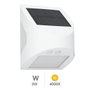 GSC Evolution Applique solaire LED Kolam Blanche 3W 4000K avec capteur de mouvement et crépusculaire