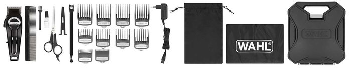 Wahl - 20606-0460 - Tondeuse professionnelle Elite Pro sans fil - Précision de coupe de 1.5 à 25 mm - 10 peines-guides - Batería lithium