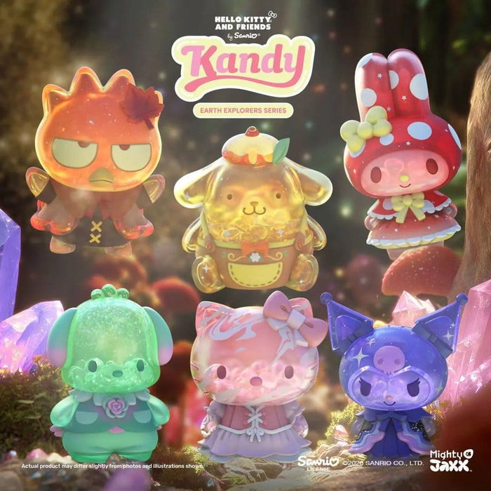 Mighty Jaxx Sanrio Earth Explorer Series Kandy Figurine Vinyle Blind Box Mighty Jaxx Sanrio Earth Explorer Series Kandy Figurine Vinyle Blind Box