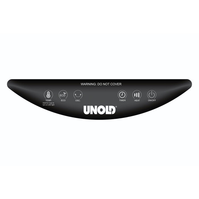 Unold Henry Table Chauffante en Céramique, Noir et Bois, 2000 W Unold Henry Table Chauffante en Céramique, Noir et Bois, 2000 W