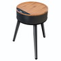 Unold Henry Table Chauffante en Céramique, Noir et Bois, 2000 W