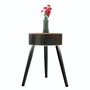 Unold Henry Table Chauffante en Céramique, Noir et Bois, 2000 W
