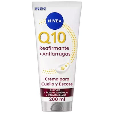 Nivea Q10+ Crème anti-rides raffermissante cou et décolleté 200 ml