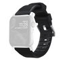 Nomad Rugged Strap Bracelet Noir avec Connecteurs Argentés pour Apple Watch 42/44/45/49mm