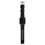 Nomad Rugged Strap Bracelet Noir avec Connecteurs Argentés pour Apple Watch 42/44/45/49mm