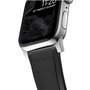 Nomad Rugged Strap Bracelet Noir avec Connecteurs Argentés pour Apple Watch 42/44/45/49mm