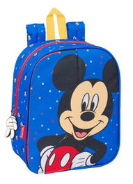 Safta Mochila Guarderia Adapt Carro Intercambi Mickey Mouse "Good Day" 22 x 27 x 10 cm - Sac à dos garderie adaptable poussette